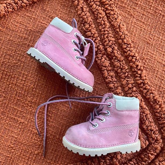 Pink Timberland Red Timberlands For Toddlers Pink And Purple
